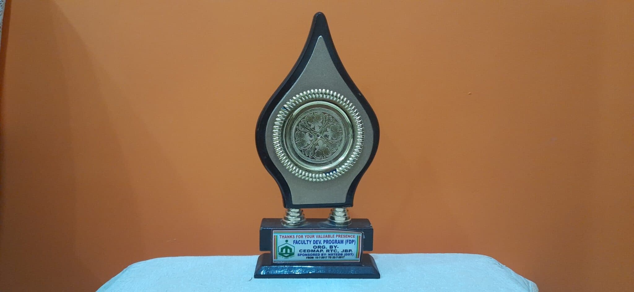 Trophy awarded to Sanjay Choubey